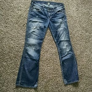 Silver jeans LOW RISE 32/33 Frances